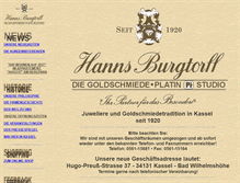 Tablet Screenshot of burgtorff.de